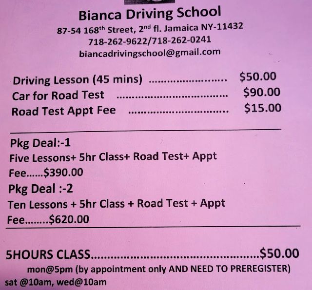 Bianca Driving School